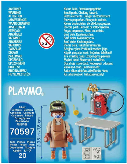 Playmobil Welder Fairy Plastic Playsets Toys with Figures for Kid, 20 Pieces (Like New)