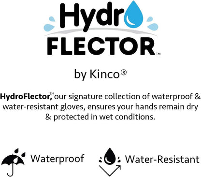 Kinco Lined Adult's Waterproof Comfortable Regular Nitrile Work Gloves - Elastic (Used)