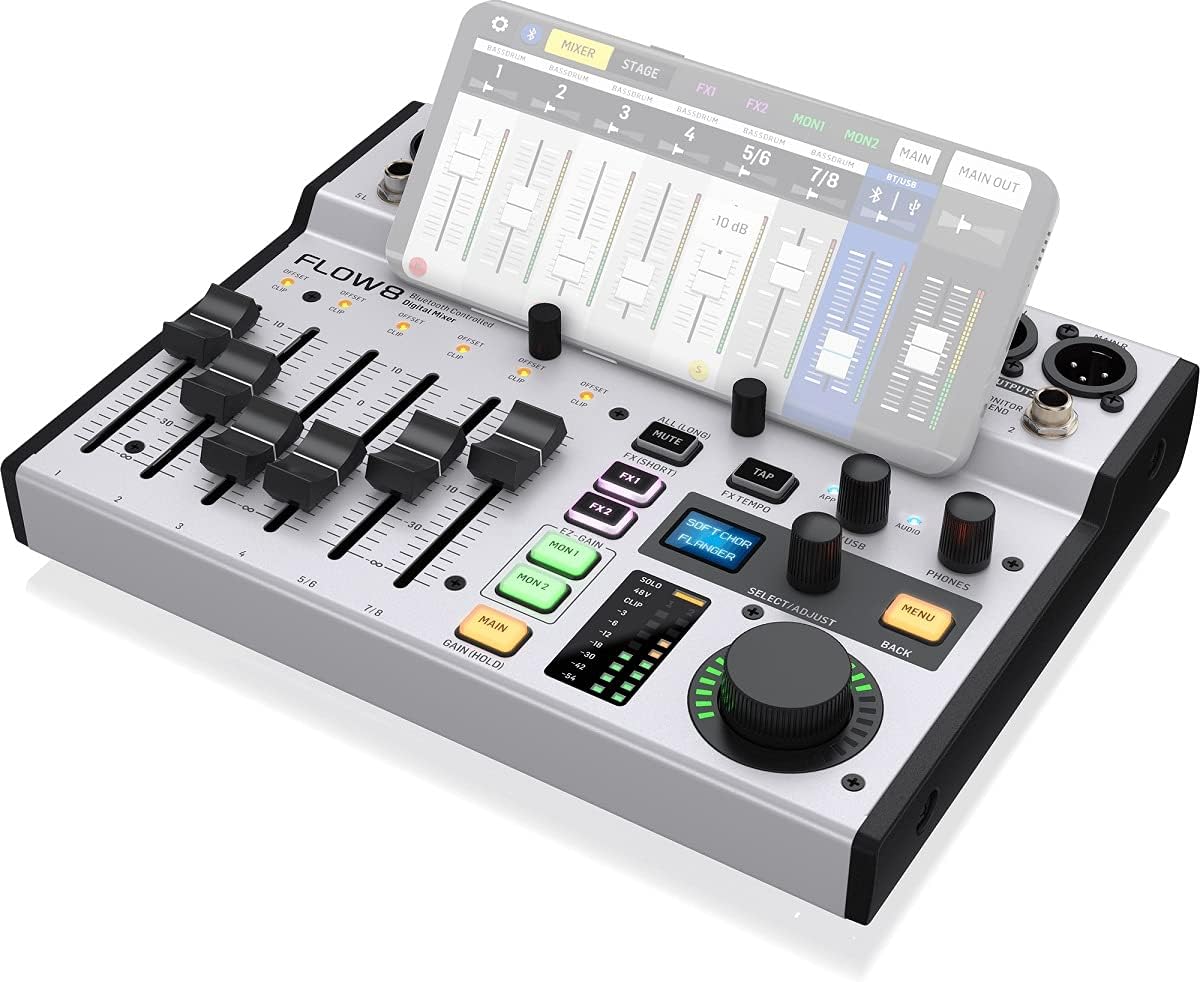 Behringer 8-Input Ultra-Low Noise Digital Mixer w/ Bluetooth Audio & App Control (Like New)