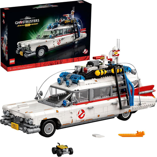 Lego Icons 2020 Vehicles Ghostbusters ECTO-1 Plastic Car Building Kit, 2352 Pcs (Like New, No Retail Box)