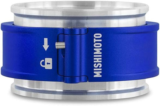 Mishimoto MMCLAMP-QD-30BL Quick Release Clamp Assembly, 3" Blue (New)
