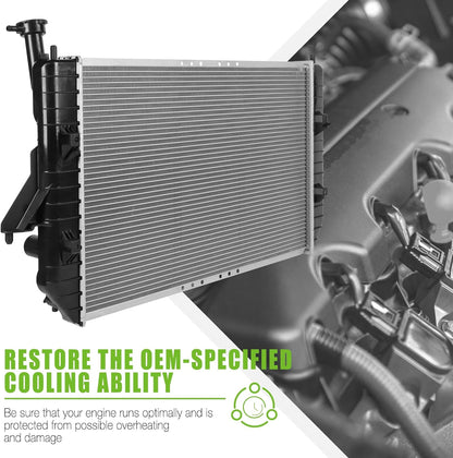 Scitoo 125826-5206-1350296611 Radiator for 96-05 Chevrolet, 96-05 Astro 4.3L (Used)