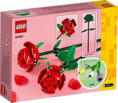 LEGO Iconic Roses 40460 Building Kit Creator Botanical Display Set, 120 Pieces (Like New)