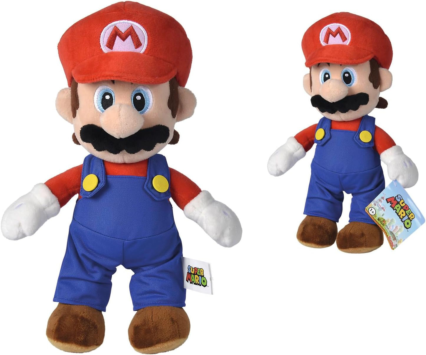 Simba Super Mario Plush Figure Soft Toy, Nintendo Character Collectible Doll (Like New)