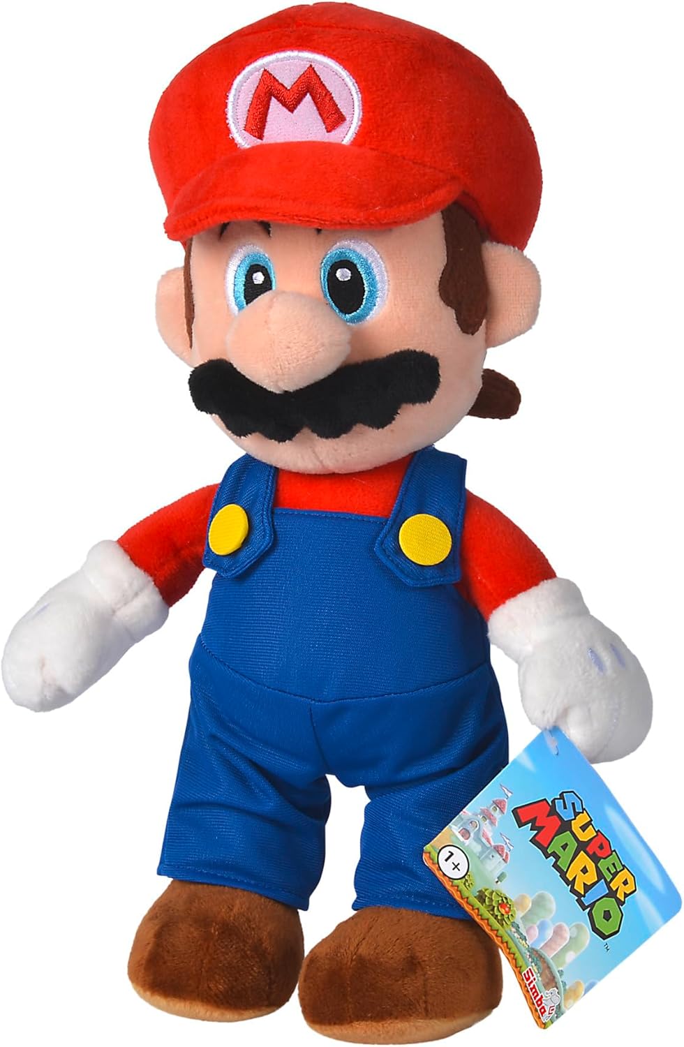 Simba Super Mario Plush Figure Soft Toy, Nintendo Character Collectible Doll (Like New)