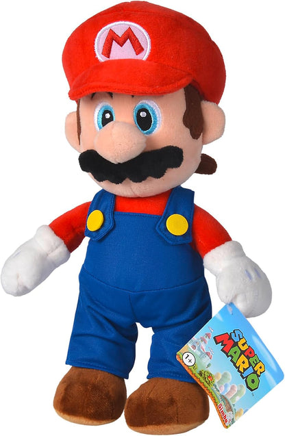 Simba Super Mario Plush Figure Soft Toy, Nintendo Character Collectible Doll (Like New)