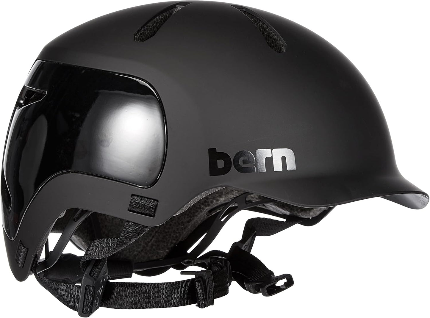 Bern Watts 2.0 Adult Bicycle Helmet, Multisport Certified - Matte Black, Small (Like New, No Retail Box)