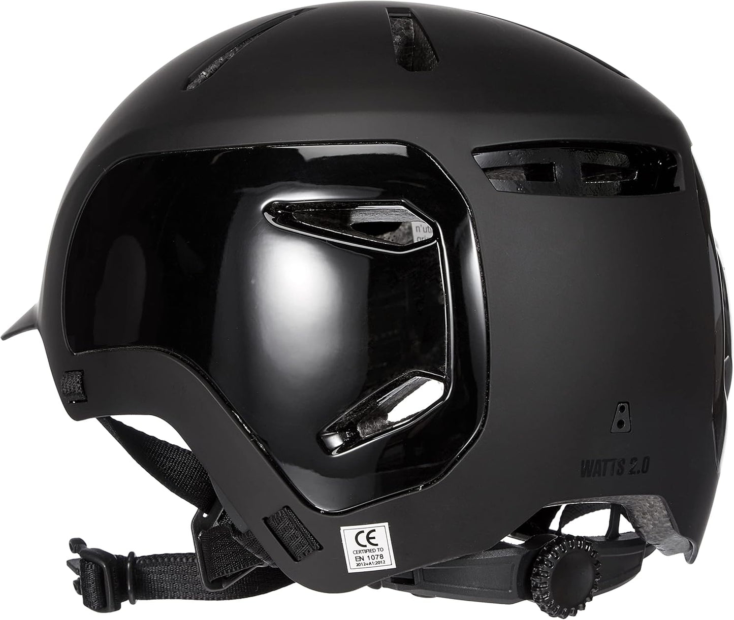 Bern Watts 2.0 Adult Bicycle Helmet, Multisport Certified - Matte Black, Small (Like New, No Retail Box)