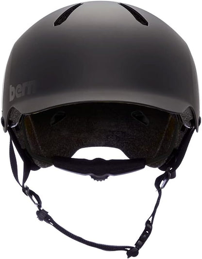 Bern Watts 2.0 Adult Bicycle Helmet, Multisport Certified - Matte Black, Small (Like New, No Retail Box)