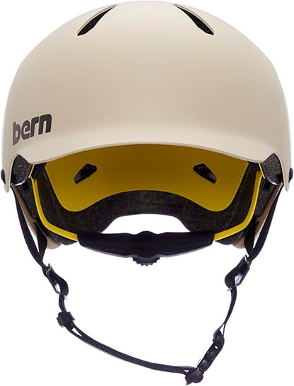 Bern Watts 2.0 Multisport Adjustable Bicycle Helmet for Adult, Matte Sand, Small (Like New)