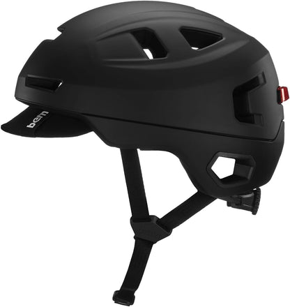 Bern Hudson Commuter Bike Helmet with MIPS, Matte Hyper Green - Size Medium (Like New)
