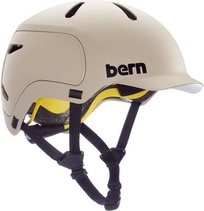 Bern Watts 2.0 Brim Compact Adult Bicycle Helmet, Rotational Impact Protection (New)
