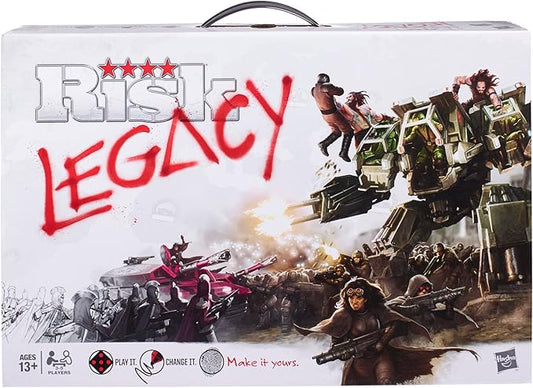 Hasbro Gaming Avalon Hill Risk Legacy Strategy Tabletop Game 3-5 Player, Age 13+ (Like New)
