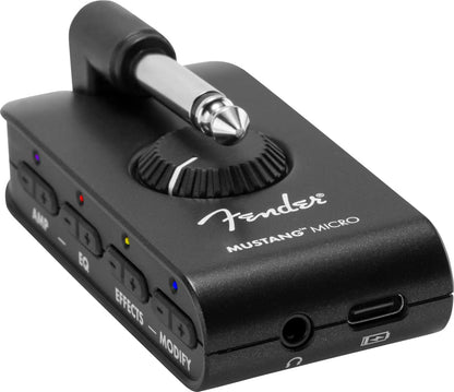 Fender 2311300000 5 Watts All-in-one Mustang Micro Headphone Amplifier - Black (Like New)