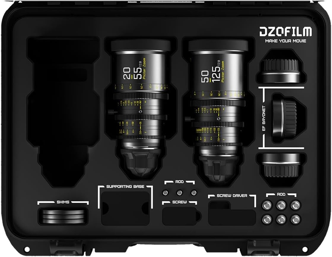 DZOFILM Cine Lens Pictor Zoom 2-Lens Kit (50-125/20-55 T2.8) (Like New)