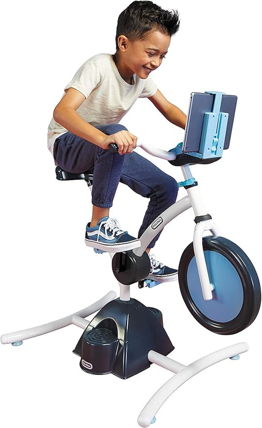 Little Tikes Pelican Explore & Fit Kids Bike w/ Bluetooth Speaker Ages 3-7, Blue (Like New)