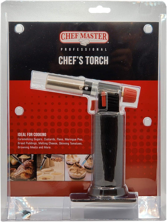 Chef Master Refillable Cooking Torch Gun for Searing Steaks/Meat/Desserts/BBQ (Like New)