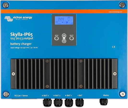 Victron Energy Skylla IP65 Lithium-ion Waterproof 70 Amps Battery Charger - 12V (Like New)