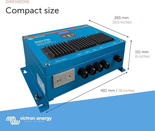 Victron Energy Skylla IP65 Lithium-ion Waterproof 70 Amps Battery Charger - 12V (Like New)