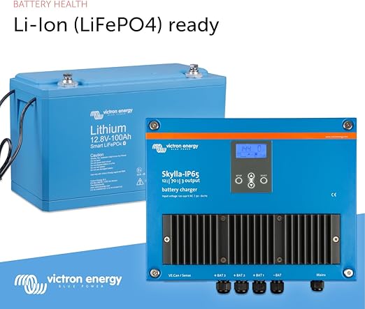 Victron Energy Skylla IP65 Lithium-ion Waterproof 70 Amps Battery Charger - 12V (Like New)