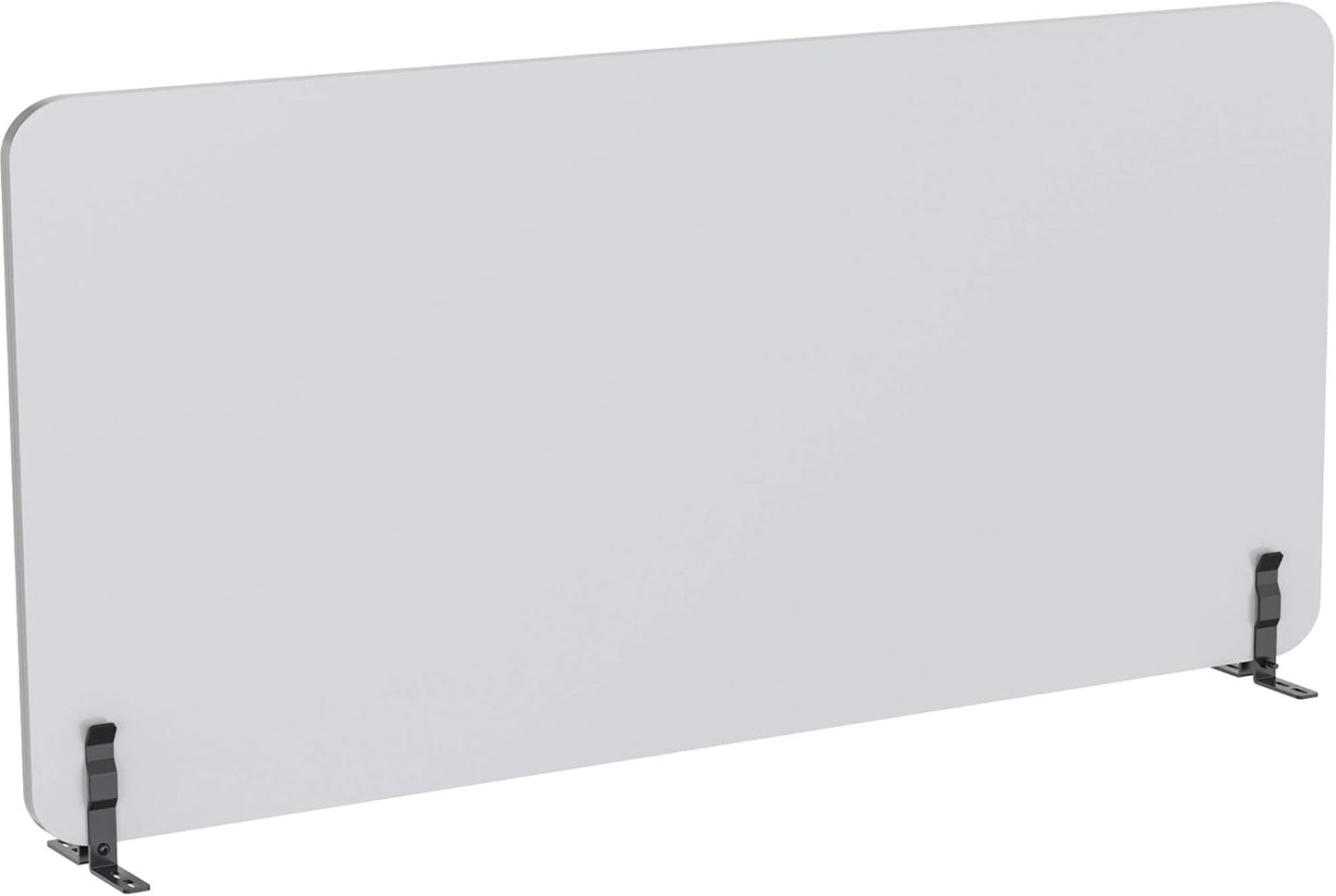 Lorell Acoustic Desktop Privacy Panel for Double Sit-Stand Workstations, Gray (Like New)