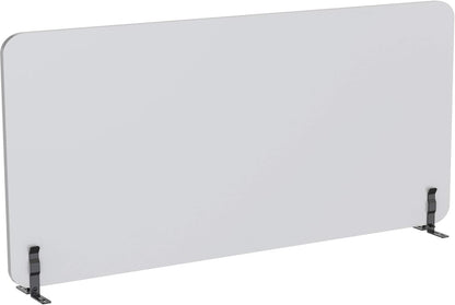 Lorell Acoustic Desktop Privacy Panel for Double Sit-Stand Workstations, Gray (Like New)