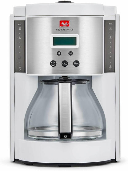 Melitta Aroma Enhance Drip Coffee Maker with Glass for Office, Home & Kitchen (New)