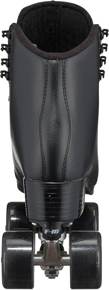 Jackson Ultima Polyurethane Finesse Lace-Up Rhythm Roller Skates, Black, Size 4 (Used)