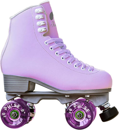 Jackson Ultima Finesse Women's Black Rhythm Roller Skates, Pink - Women's Size 4 (Like New)