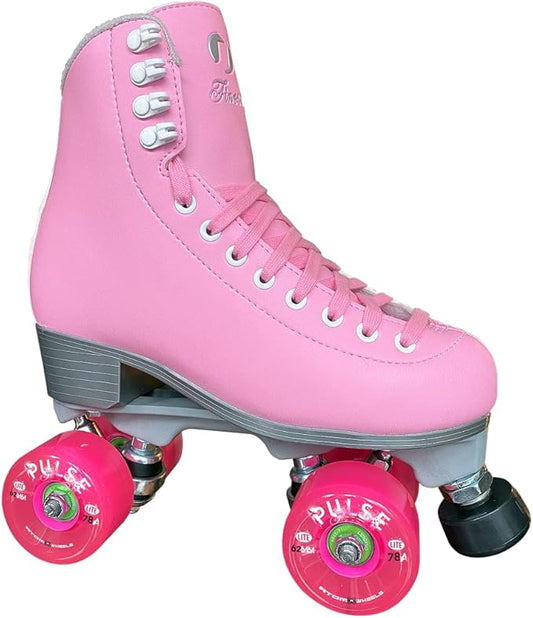 Jackson Ultima Finesse Viper Nylon Outdoor Roller Skates, Women�s Size 6 - Pink (Like New, Damaged Retail Box)