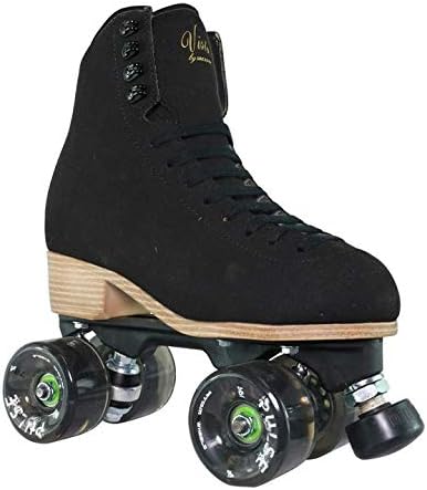 Jackson Ultima Lightweight Suede Microfiber Skate for Women, Black - Size 10 (Like New)
