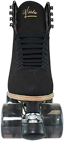 Jackson Ultima Lightweight Suede Microfiber Skate for Women, Black - Size 10 (Like New)