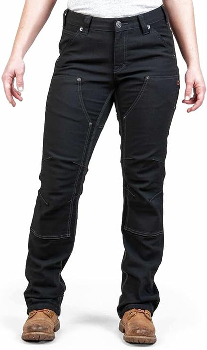 Dovetail Workwear 11 Pocket Britt Utility Cargo Pants for Women, Size 8 - Black (Like New)