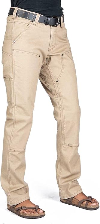 Dovetail Workwear Anna Taskpant Cargo Pants for Women, Khaki Canvas - Size 10 L (Like New)