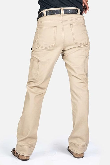 Dovetail Workwear Anna Taskpant Cargo Pants for Women, Khaki Canvas - Size 10 L (Like New)