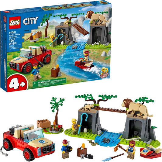 LEGO City Wildlife Rescue Off-Roader 60301 Building Kit, 157 Pieces - Multicolor (Like New)