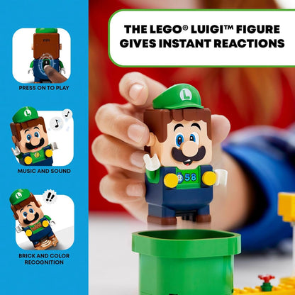 LEGO 6332716 Super Mario Adventures with Luigi Starter Course Kid's Toy, 280pcs (Like New)