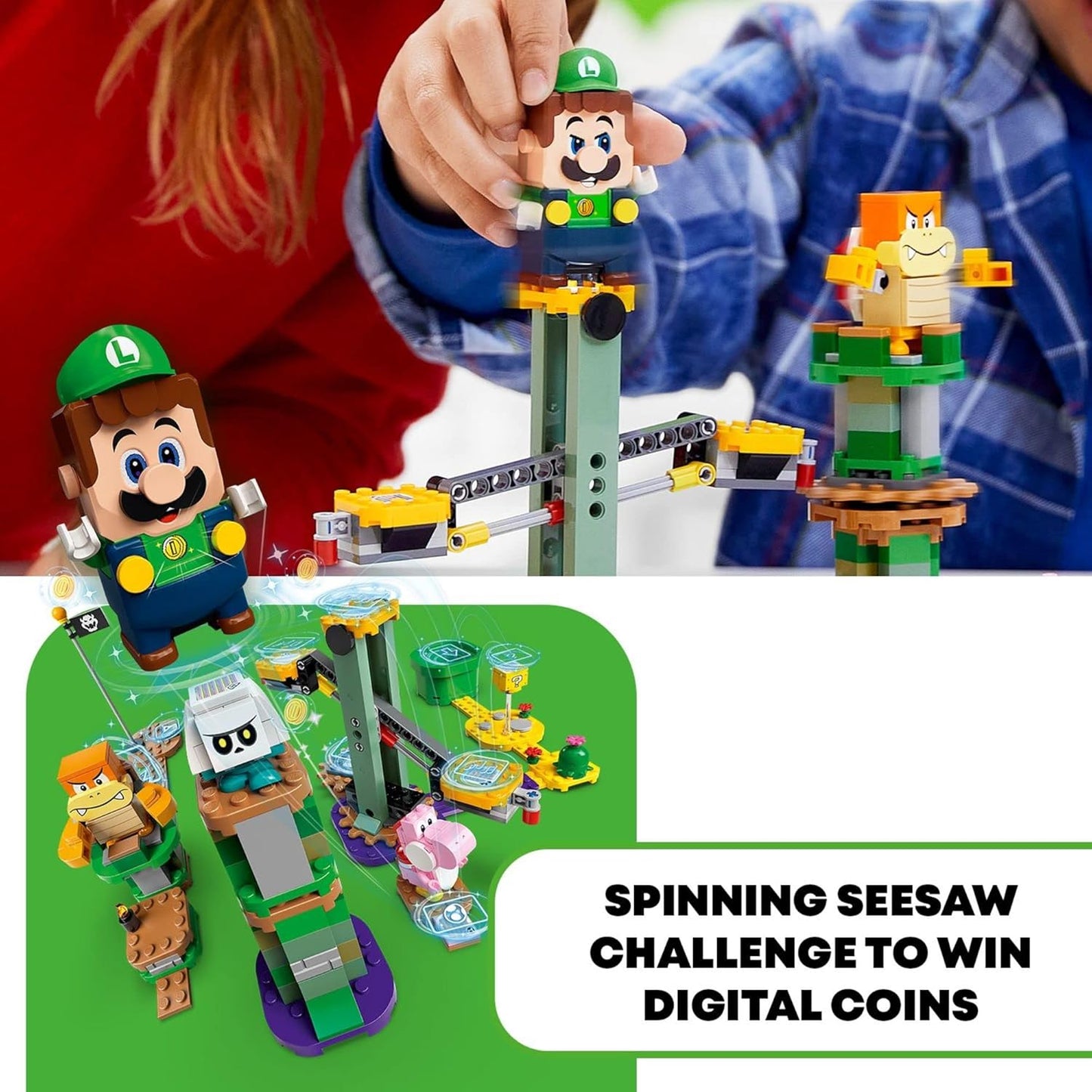 LEGO 6332716 Super Mario Adventures with Luigi Starter Course Kid's Toy, 280pcs (Like New)
