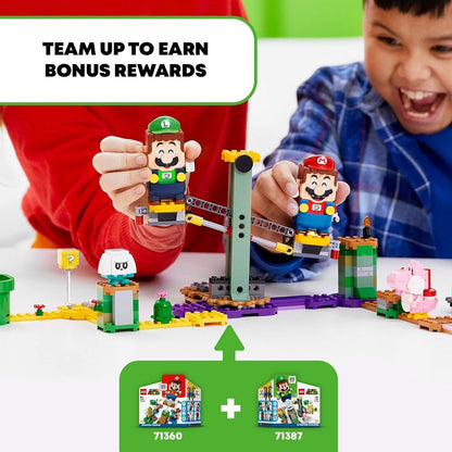 LEGO 6332716 Super Mario Adventures with Luigi Starter Course Kid's Toy, 280pcs (Like New)