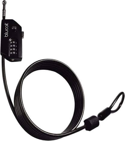 Blucoil 6.5-FT Multi-Functional Combination Cable Lock with Key Pin (New)