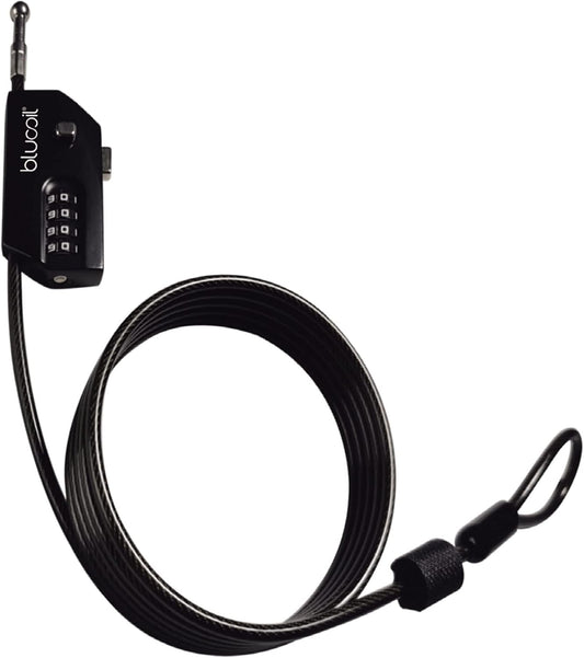 Blucoil 6.5-FT Multi-Functional Combination Cable Lock with Key Pin (New)