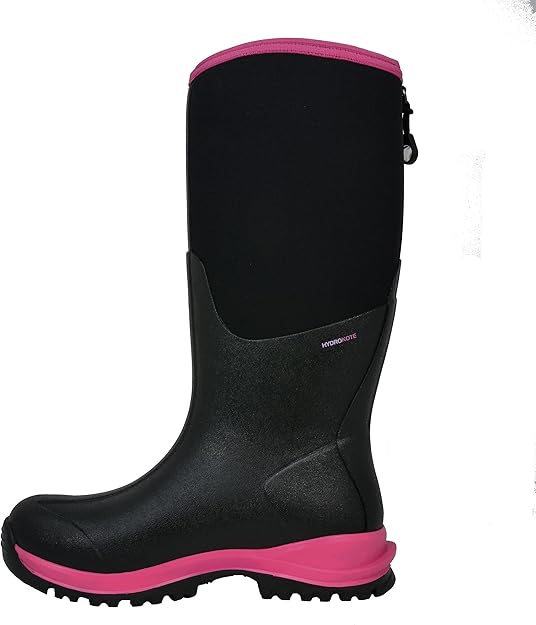 Dryshod Women's Legend MXT Mid-calf Adventure Hi Waterproof Rubber Boot, Pull-On (Like New)
