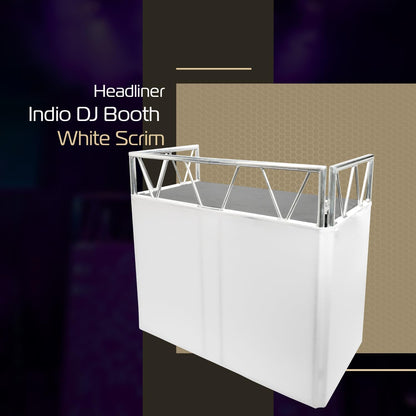 Headliner Los Angeles HL30502 Scrim Fits Indio Replacement DJ Booth Only - White (Used, No Retail Box)