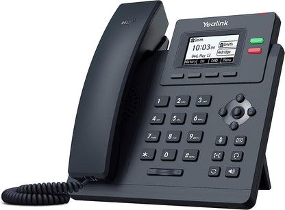 Yealink T31P 2.3" Graphical Display IP Phone with 2 VoIP Accounts - Black (Used)