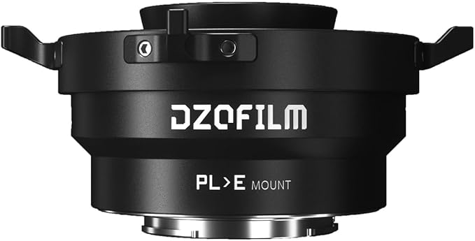 DZOFILM Octopus Aluminum Alloy PL-Mount Adapter Compatible w/ Sony E Lens, Black (Like New)