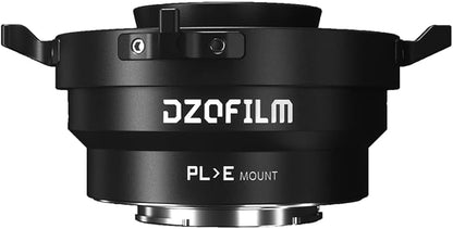 DZOFILM Octopus Aluminum Alloy PL-Mount Adapter Compatible w/ Sony E Lens, Black (Like New)