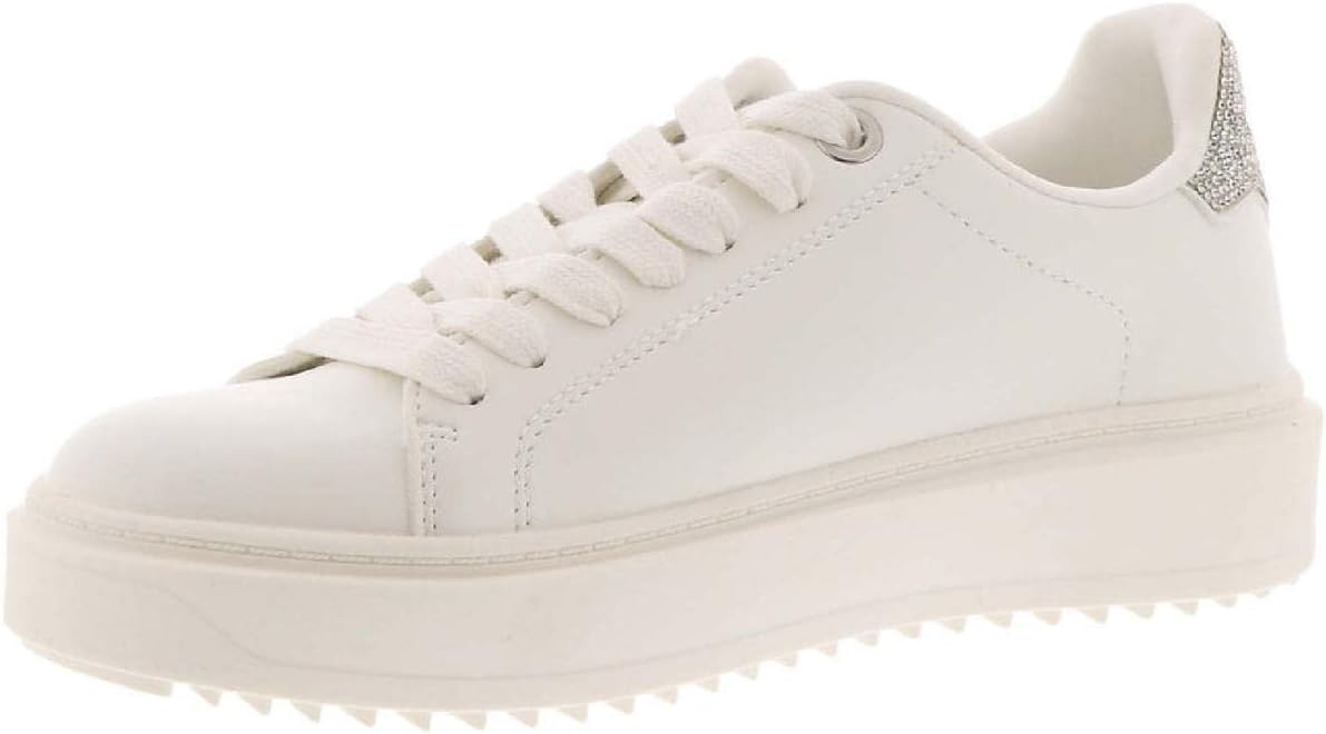 Steve Madden Charlie Faux Leather Sneaker for Women, Synthetic Rubber Sole (Used)