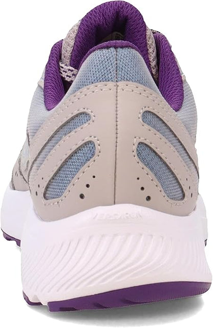 Saucony S10701-18 Cohesion 15 Running Shoe for Women, Size 8.5 - Smoke/Grape Pop (New)
