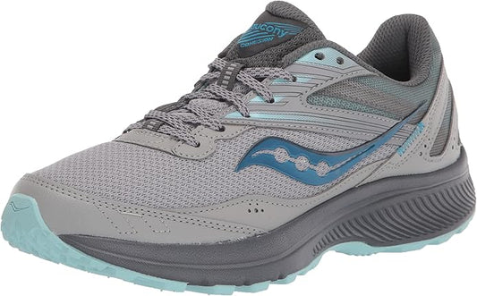 Saucony Versarun Cushioning Tr15 Mesh Running Shoes For Women, Alloy/Topaz, 11.5 (Like New)