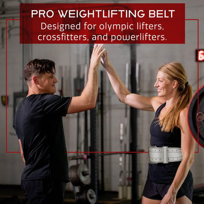 Dark Iron Fitness Weight Lifting Training Buckle Leather Belt for Men and Women (Like New, No Retail Box)